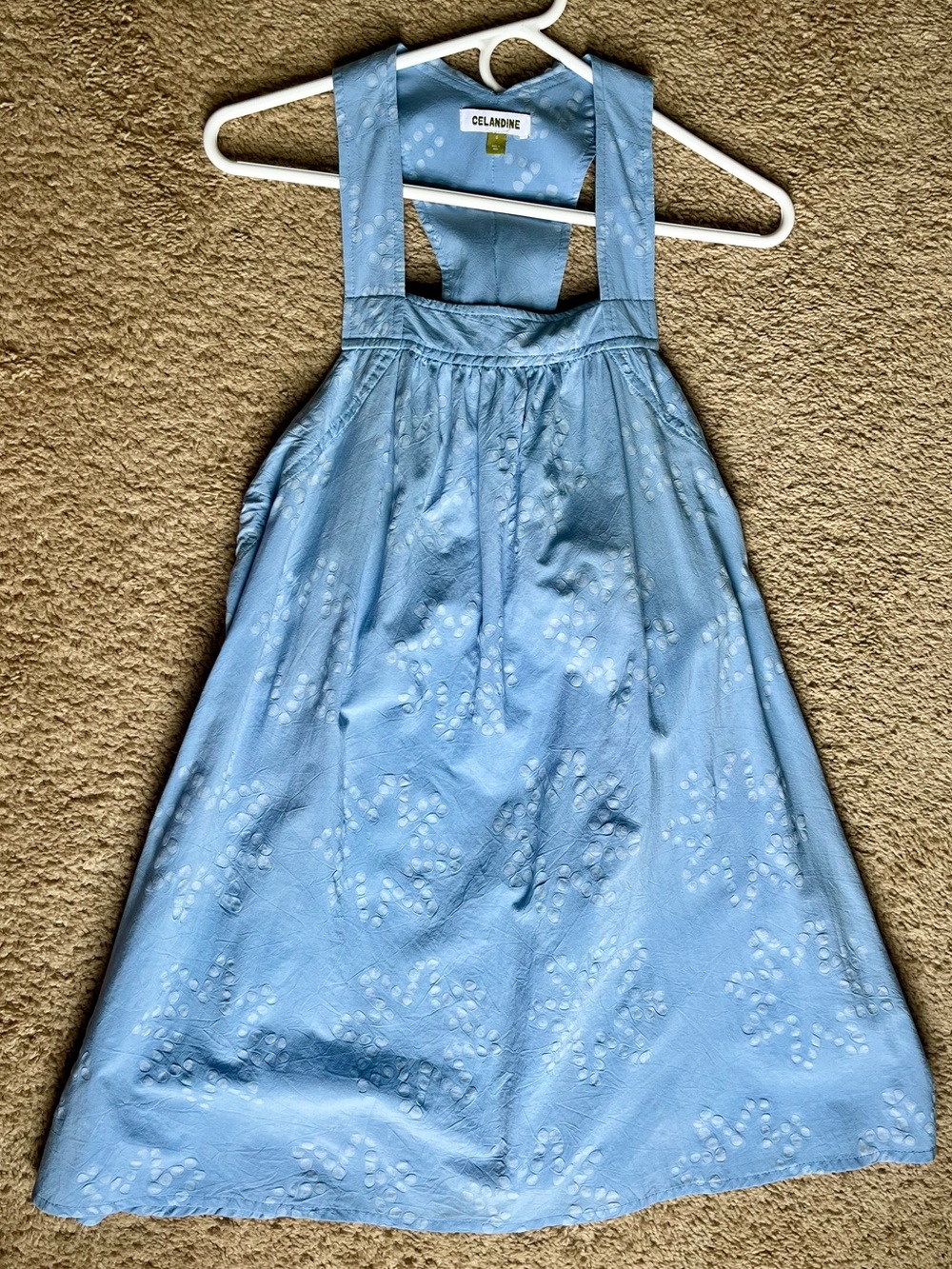 Celandine Ruffle-Back Apron
Mini Dress - Picture 3 of 5